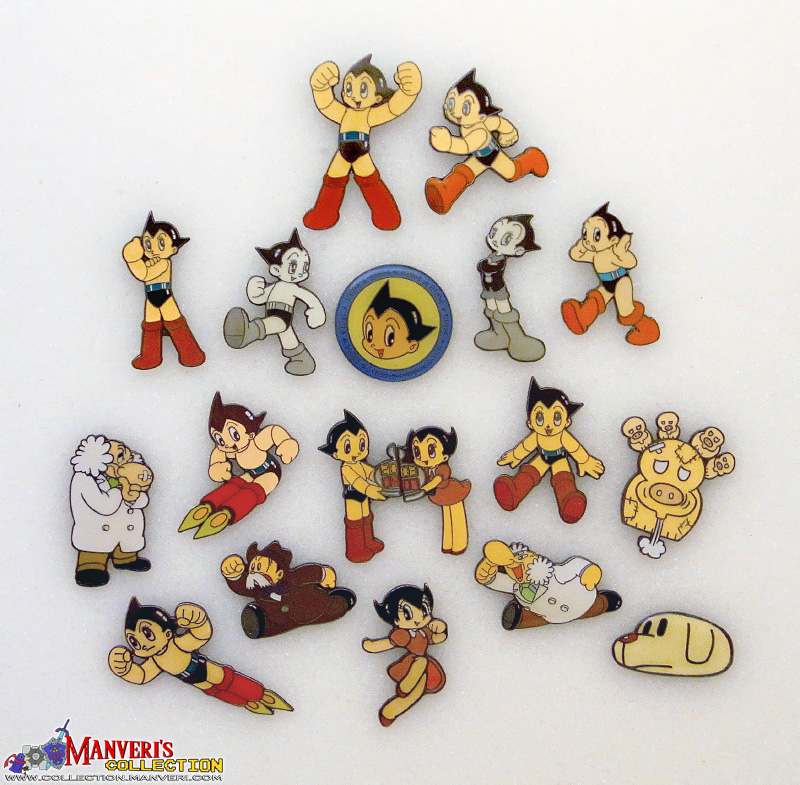 Tezuka Osamu Character Pins Collection