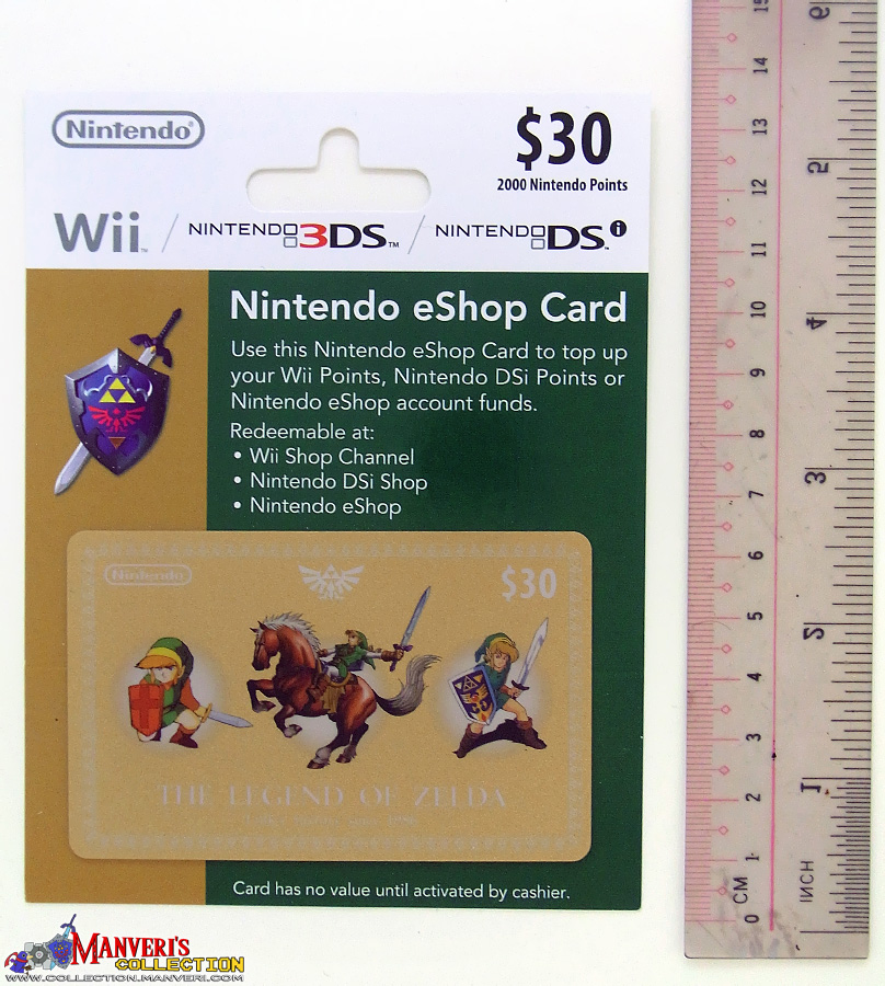 Zelda History Nintendo eShop Card (Version 2)