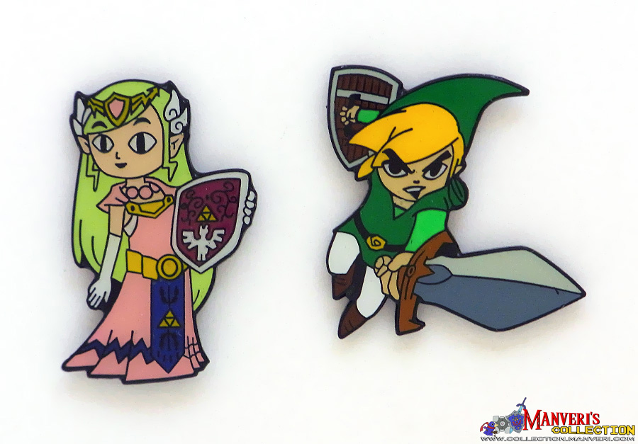 Toon Link and Zelda Pins (Unofficial)