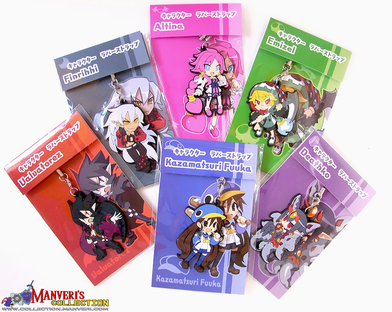Nippon Ichi Character Rubber Straps Vol. 2