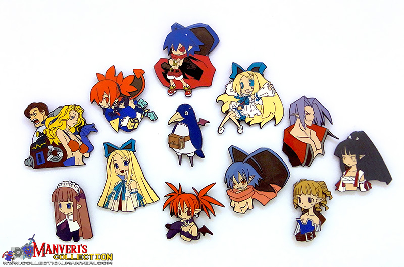 Disgaea Anime Pintre Collection Pin Set