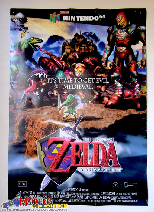 Big Poster The Legend Of Zelda Ocarina Of Time LO05 90x60 cm